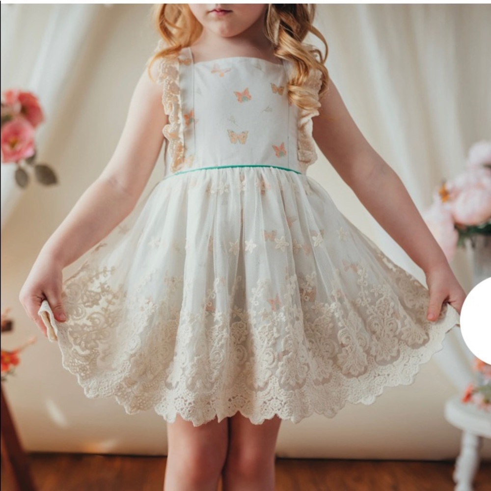 Love and grow butterfly dress/ tunic set 5t